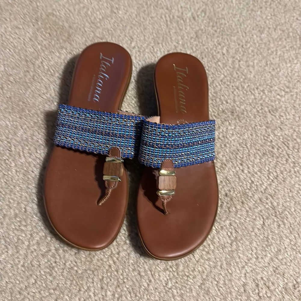 Cute blue sandals
